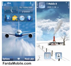 تم موبایل سری ۶۰ ویرایش ۵ – Aviator & Dream snow